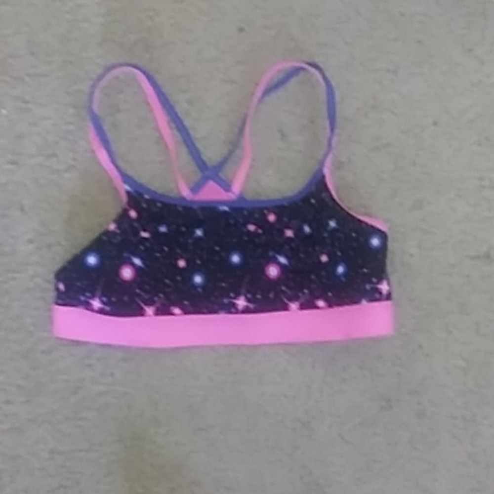 Girls galaxy sports bra
